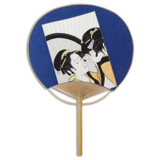 浮世絵「鏡美人」